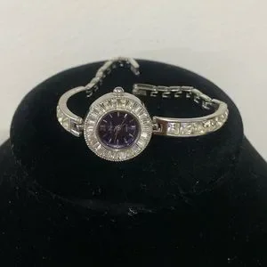 N Moore | Accessories | Vintage N Moore Crystal Watch | Poshmark display picture 1